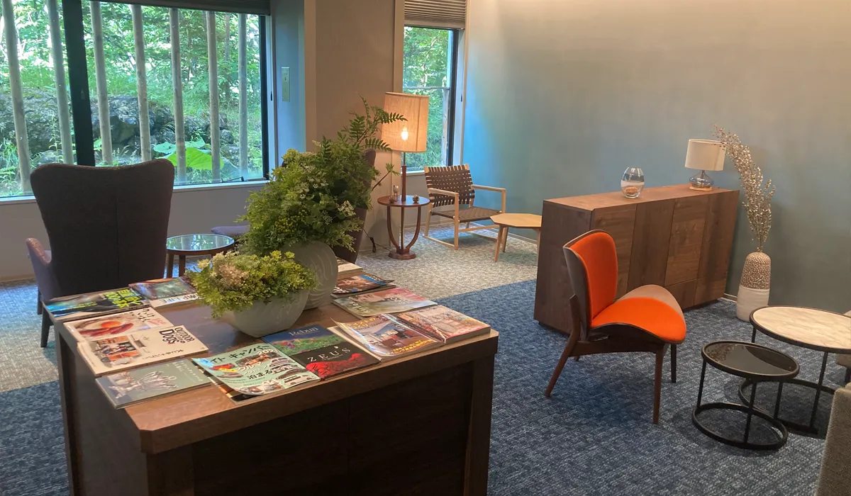 キャニオンビュースイート専用ラウンジ「美の雫」